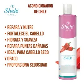 Acondicionador De Chile Sheló Nabel Crece Cabello Anticaída