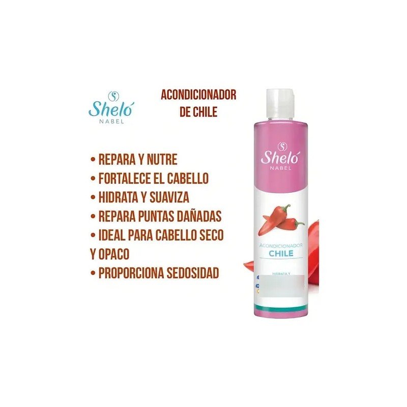 Acondicionador De Chile Sheló Nabel Crece Cabello Anticaída