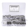 720Pcs Flat Washer Kit 304 Stainless Steel Silver Spring Gasket