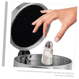 CAXUSD 12pcs Carbon Cushion Filters for Kitchen Trash Bins Compost Pail Filters Odor Absorbing Charcoal Pads for Home Compatible Bins