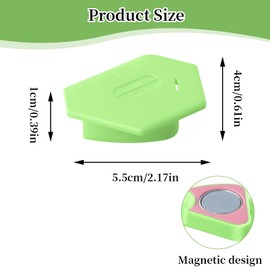 Wisebom 3 Stück Magnetische Nahtführung, Universelle Saumführung Nähmaschinenzubehör Nähmaschinen Multifunktions Nähzubehör für Nähmaschine mit Skala für Präzises Nähen und Säumen