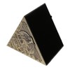 Gazechimp Metal Egyptian Pyramid Model Figure Statue for Home Office