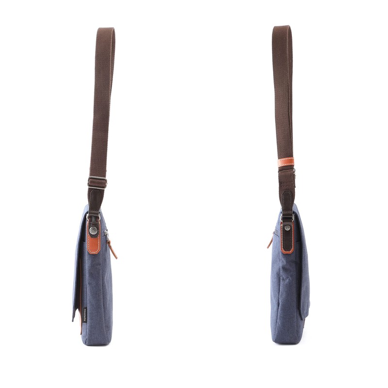 Mustache BMX-0510 One-Shoulder Shoulder Bag, Flap Shoulder, Khaki