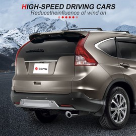 cciyu Black ABS Rear Spoiler Wing Accessories for 2012 2013 2014 2015 2016 for Honda CR-V Stylish Trunk Spoiler Wing