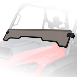 XATVXUTV Front Half Windshield for Pioneer 1000 16-25, Dark Tinted Durable Front Half Windscreen Hard Coated Scratch Resistant Windshield for Honda Pioneer 1000-3 1000-5 1000-6 2016-2025 Accessories