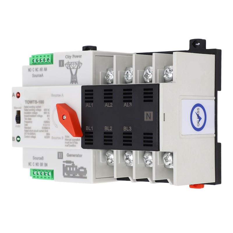 Tongou Double Power Automatic Transfer Switch 4P PC Shell Electrical