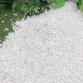 White Stone 0.2 - 0.2 inches (5 - 7 mm), 31.8 oz (900 g) (Approx. 0