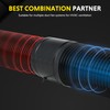 Simple Deluxe 3 Inch Flexible Air Aluminum Ducting, 16-Feet Long