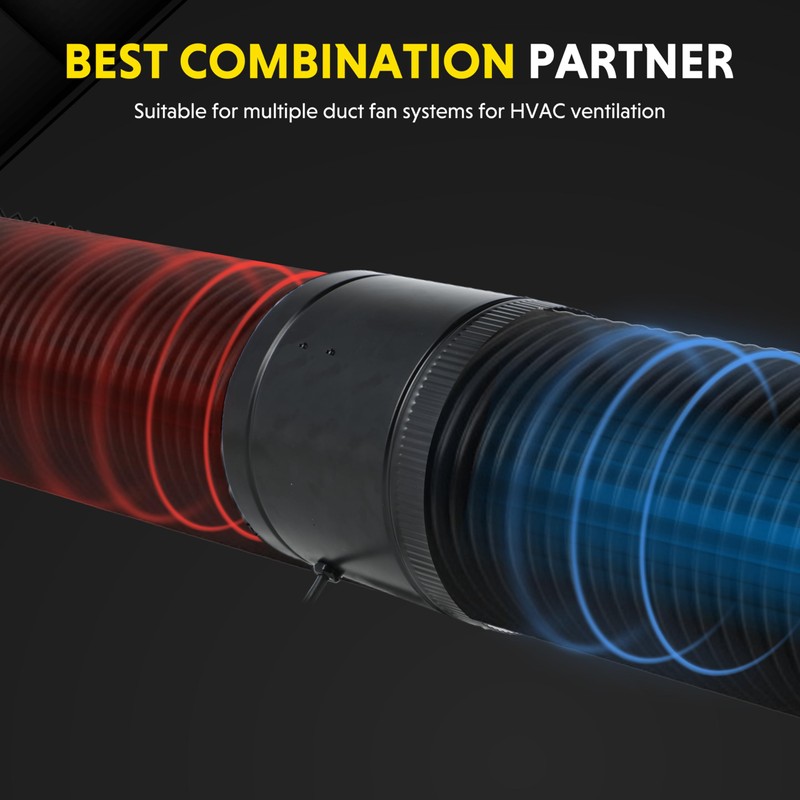 Simple Deluxe 3 Inch Flexible Air Aluminum Ducting, 16-Feet Long