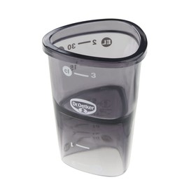 Dr. Oetker Messbecher 4 cl, Messkanne aus robustem Kunststoff, dreiecksförmiger Messbecher mit vielfältiger Skalierung, Maßangaben in cl und EL, (Maße: 5x7x5 cm), (Farbe: blau), Menge: 1 Stück