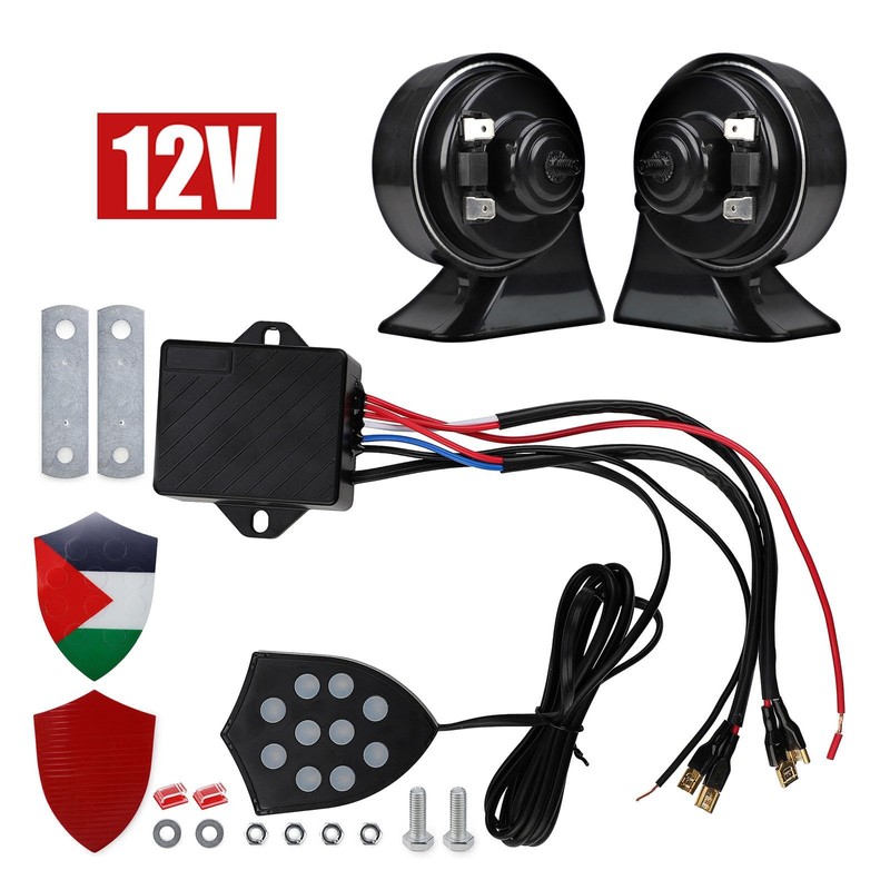 MagiDeal Electronic Horn Car Horn 12V Regulator Universal Musical Controller
