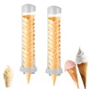 bangminda 2 Pcs Ice Cream Cone Dispenser Waffle Cones Holder