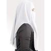 MyBatua 3 Layers Saudi Niqab in Breathable Georgette, 1 Piece