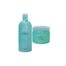 モルトベーネ クレイエステ シャンプー EX 330mL + パック EX 300g セット