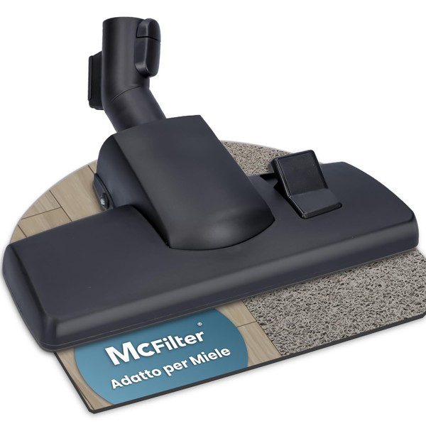 McFilter | Combination Nozzle Suitable for Miele C1, C2, C3, S8000, S2, S3, S4, S5, S6 Series, Complete, Compact, Classic, 35 mm Connection, Switchable Parking Function