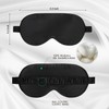 ZatRuiZE Silk Sleep Mask, 2 Pcs 100% Real Natural Pure