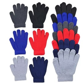 Magic 60 Pairs Bulk Kids Magic Warm Cozy Winter Gloves Children Boy Girl Wholesale Lot