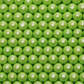 Shimmer Gumballs for Gumball Machine Green Apple Candy - Pearl Green Gumballs 190 pcs 15 oz Chewing Gum - Nostalgic Valentines Candy for Party Favors Easter Basket & Sweet Treats, 16mm (0.62 inch)