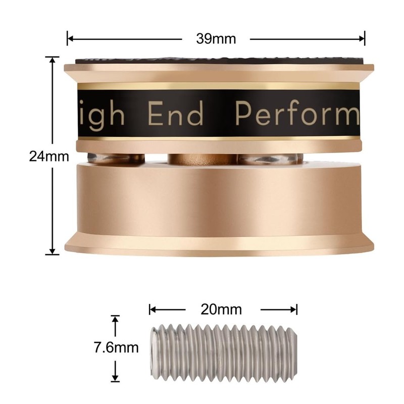 Aswalling HiFi Audio Speaker Stand Foot Pad with Anti- Spikes