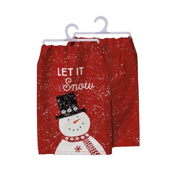 Primitives by Kathy Let It Snow Home Décor Kitchen Towel