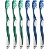 Extra Firm Toothbrushes for Adults, Extra Hard Bristles, 6 Count