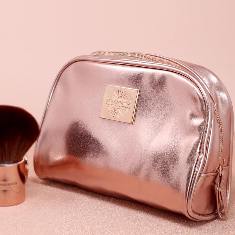Bellamianta Rose Gold Makeup Bag