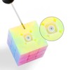 ROXENDA Magic Cube Jelly 3X3 Speed Cube Magic Cube 3X3X3