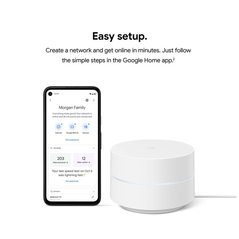 Google WiFi - AC1200 - Mesh WiFi System - WiFi