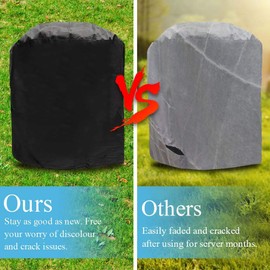 Round Table Cover Garden Furniture Covers Barbecues Waterproof Grill Cover Outdoor Furniture Sets Protective Covers 70x70cm