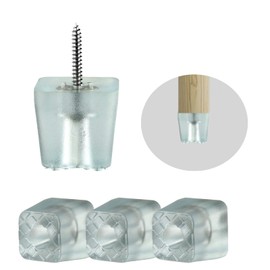 Trapezoidal Anti-Slip Furniture Feet Moisture Protection Pads for Garden Outdoor Chair Legs (16) Size 30 30 x 30cm