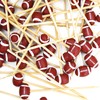40YARDS American Football Toothpicks, Party Picks, Cocktail Skewers (Pack of