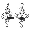 Wall Mounted Candle Stick Elegant Candle Holder for Living Room