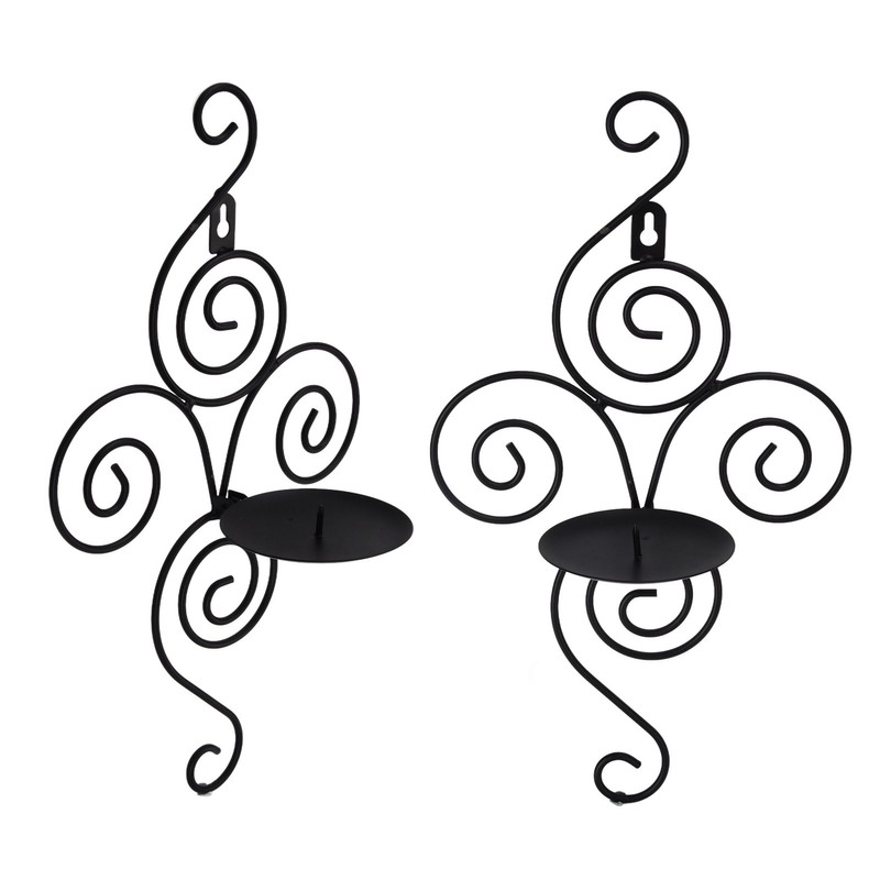 Wall Mounted Candle Stick Elegant Candle Holder for Living Room