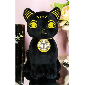 Ebros Gift Classical Gods of Egypt Bastet Cat Feline Goddess of Home and Protection Figurine Medium Sized Soft Collectible 10" Tall Egyptian Historical Decor
