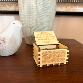 epiphaneia Small How Great Thou Art Music Box (Lyrics) - Christian Gift for Mom for Mother's Day, Birthday - Religious Gifts for Women