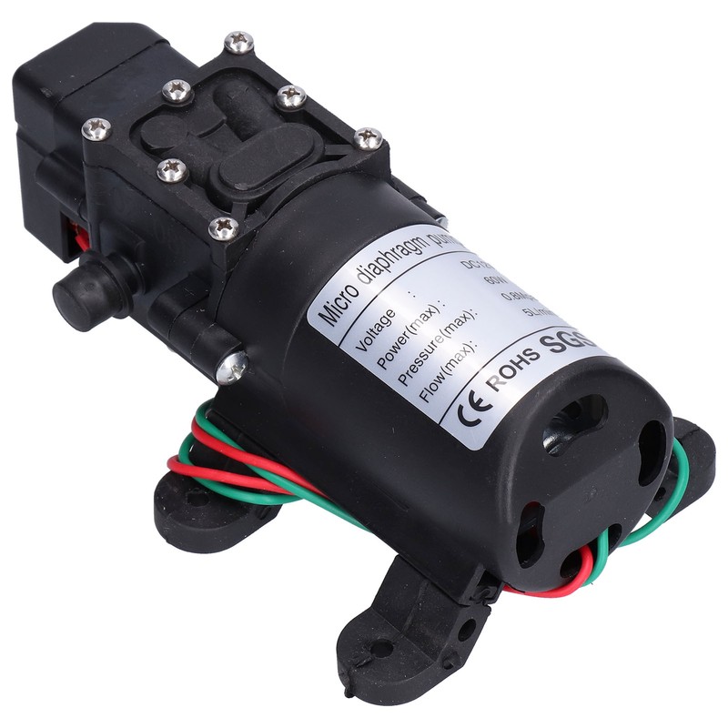 12V Water Pressure Diaphragm Pump 60W Self Priming Booster Sprayer