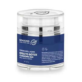 Crema Facial Well Aging| Coenzima Q10 y Ácido Hialurónico | 50 g | Reafirma, hidrata y suaviza líneas de expresión | Uso diario