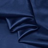 NSGZ Navy Blue Satin Fabric by The Yard, 2 Yards
