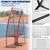 Volleyball Training Equipment Practice Net Station,Volleyball Trainer Equipment 11 x