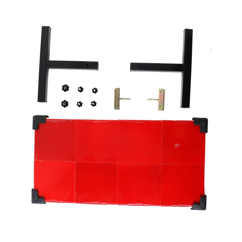 Cozyel Table Tennis Rebound Board Rebounder with 8 Red Rubbers,