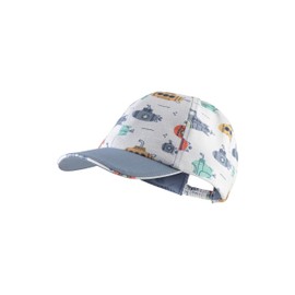 Sterntaler Baseball Cap U-Boats – Boys Peaked Cap Made of Flame Yarn Jersey with Print – Summer Baseball Cap Elastic with Elastic Band – Sporty Baby and Children Visor Cap UV Protection 50+, light