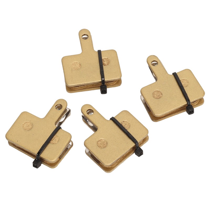 4 Pair Bike Brake Pads with Installation Tools Metal Reliable