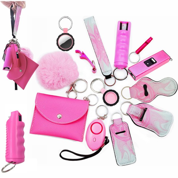 KLKOKVKE KLKOKVKE Wristlet Card Holder Set for Women with Whistle,