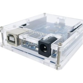 UNIT ELECTRONICS Carcasa de Acrilico para Arduino Uno R3 / Protector Gabinete Case para Arduino Uno