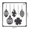 Stencil Sheets Christmas Stencil Template Drawing Stencil Plate Planner Scrapbooking