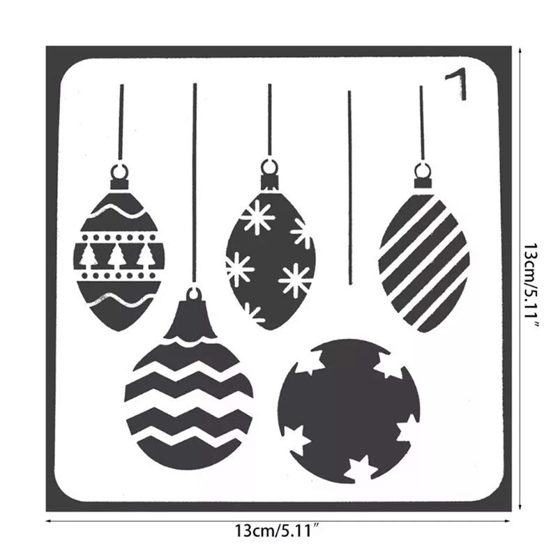 Stencil Sheets Christmas Stencil Template Drawing Stencil Plate Planner Scrapbooking