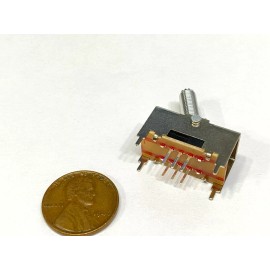 endlessparts slide switch toggle TS-22E01AT15 6 pin toggle dpdt 15mm on-on metal PCB G3