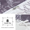 Bedsure Duvet Cover Queen Size - Reversible Grayish Purple Queen