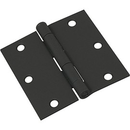 National Hardware N241-190 V512 Door Hinge in Black,3-1/2 Inch
