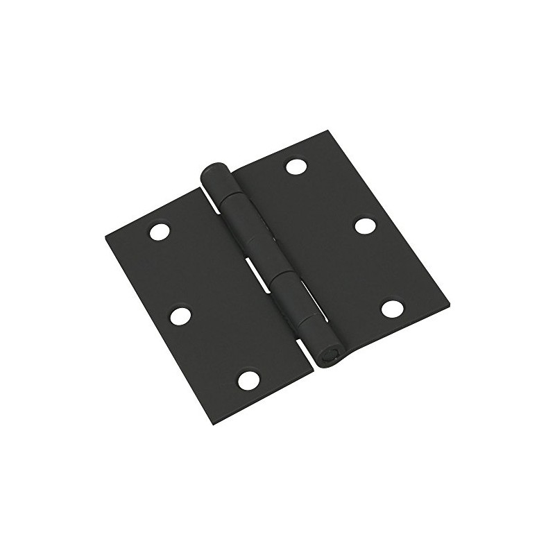National Hardware N241-190 V512 Door Hinge in Black,3-1/2 Inch